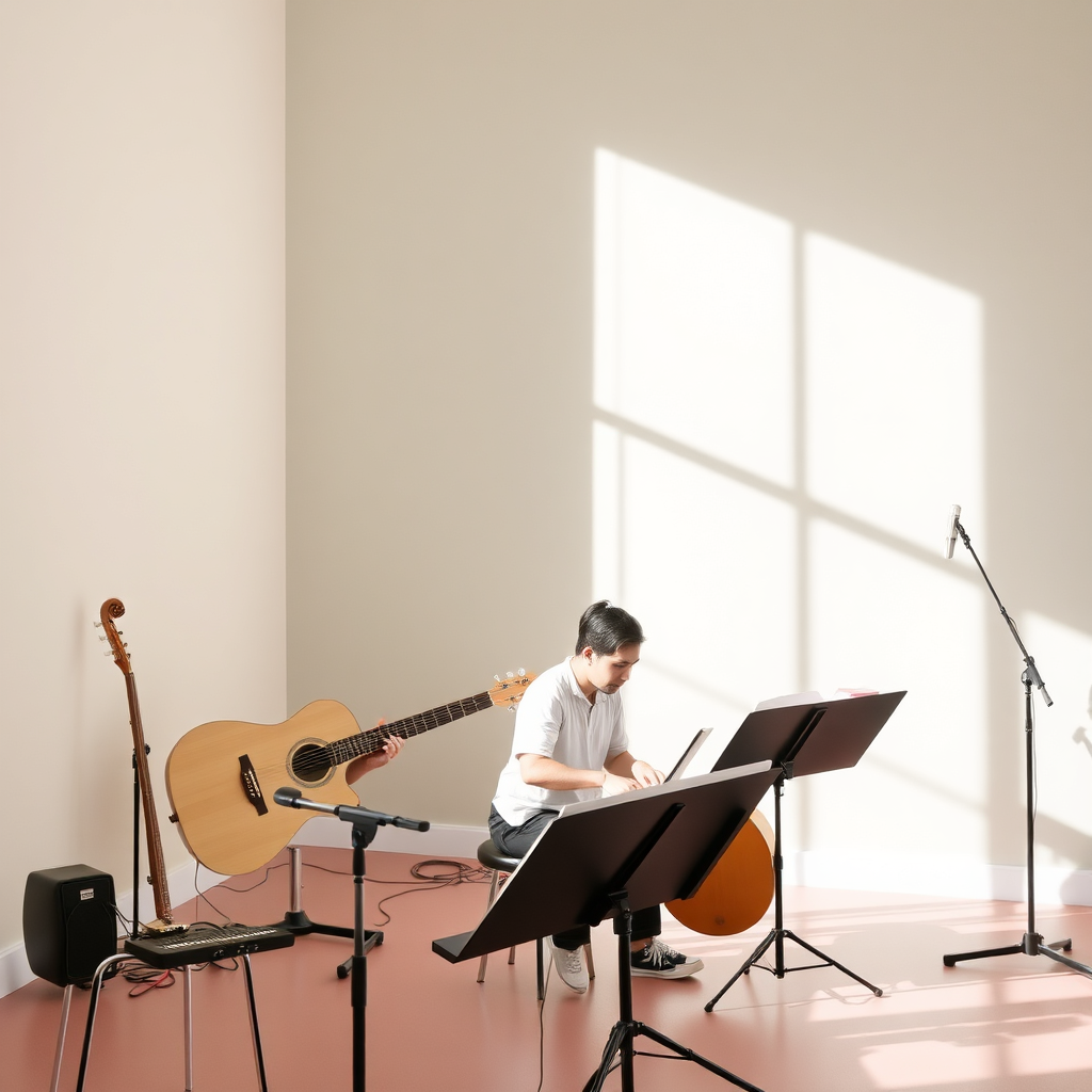 Ambiente de aprendizagem musical moderno